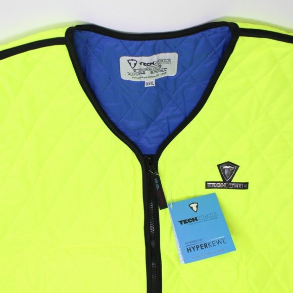 Techniche 6529-Limhivizm Medium XXX LARGE Cooling Vest, Hi-Vis Lime - Picture 5 of 10